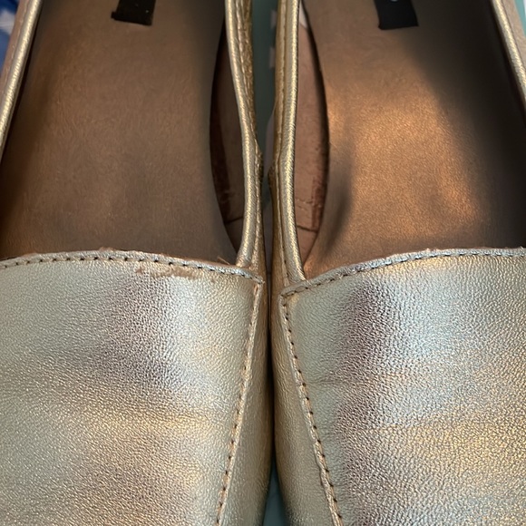 Array Freedom Leather Loafers - metallic gold - size 8N - Picture 7 of 9